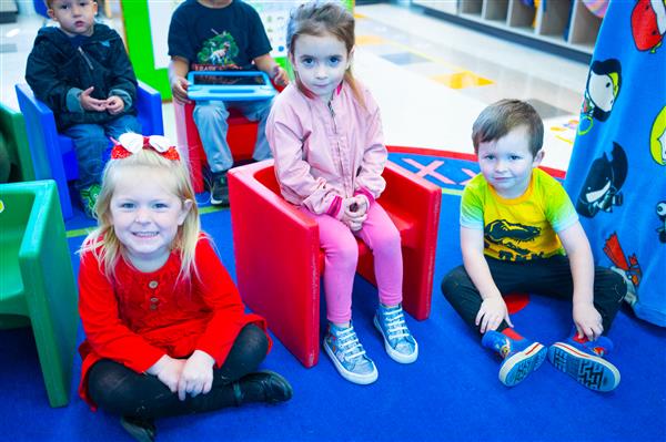 Students inside their classrooms learning. 